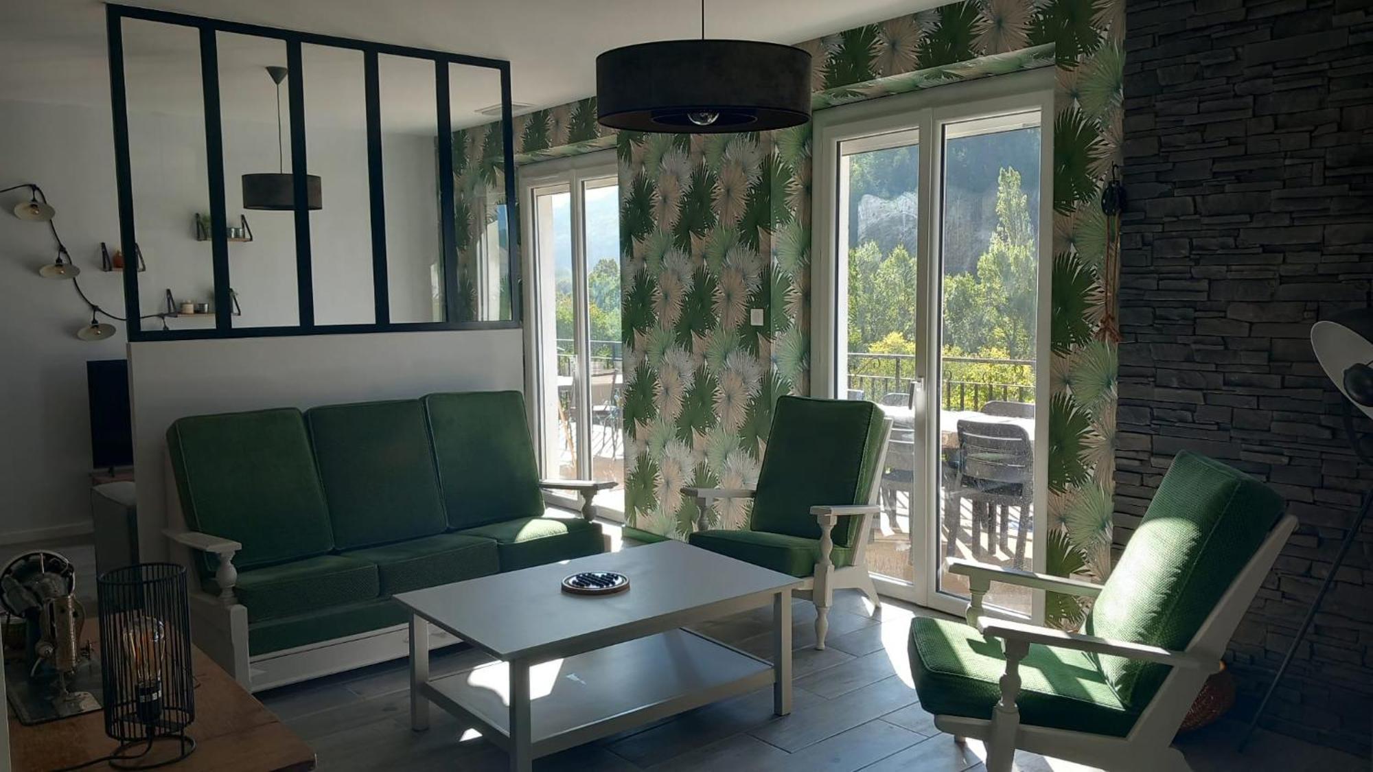 Le Maricou 120M2 Totalement Renove Terrasse 40M2 Apartment Chatillon-en-Diois Luaran gambar